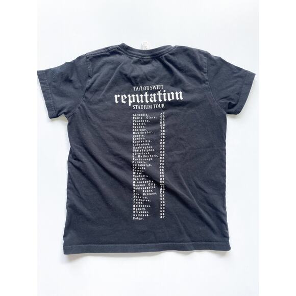 Taylor Swift Reputation Reputation Stadium Tour Black Tshirt Youth Medium - Picture 4 of 4